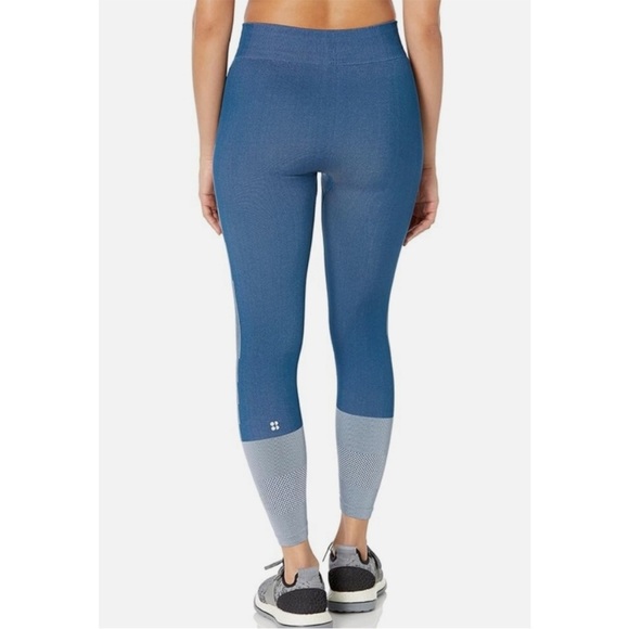 Sweaty Betty Sculpt Base Layer Leggings Deep Blue Size M - Picture 1 of 12